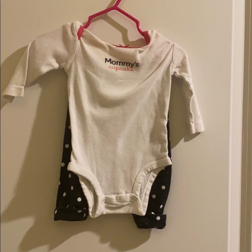 Mommy Cupcake 2 pc long sleeve set